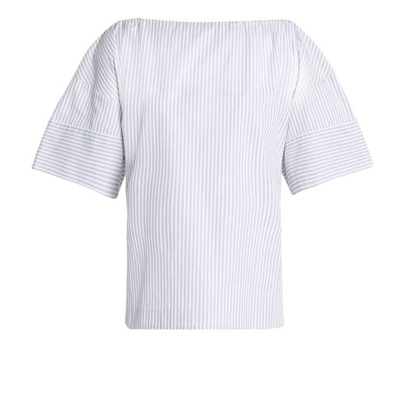 House of Dagmar Striped Cotton Tie Top L - Picture 2 of 7